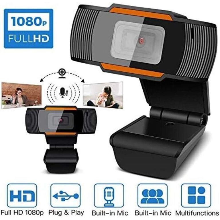 Webcam 1080P Full HD USB Web Camera With Microphone
