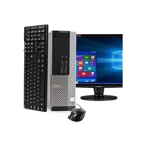 Refurbished complete desktop Optiplex 3010 Intel Corei5 4GB RAM 500GB HD ,20 inch Monitor