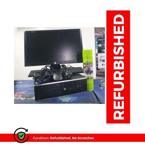 HP Refurbished complete computer set desktop core i5 2nd gen 4GB 500GB hdd windows 10 pro installed, 20'' monitor plus accessories