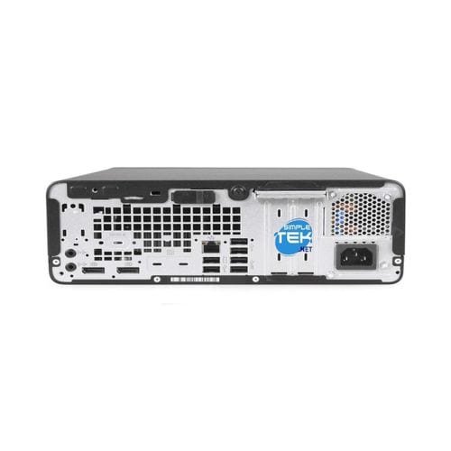 HP Renewed Elitedesk 705 G5 SFF AMD Ryzen 5 pro 16 GB RAM 500 HDD Windows 10 with a wifi dongle ,mouse ,display cable ,power cable and keyboard
