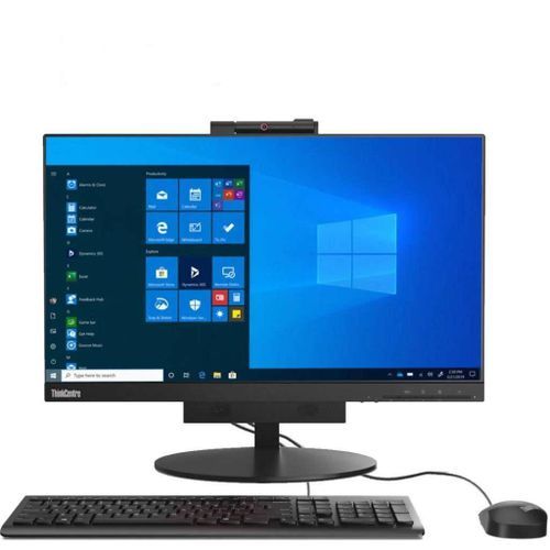 Lenovo Refurbished Thinkcenter M73 Tiny All in One Desktop Core i5 4th Gen 8GB RAM, 500GB HDD 22 Inch FHD Display, Webcam,Windows 11 Pro Computer
