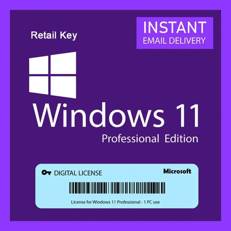 Microsoft Windows 11 Pro – 64-bit Digital Licence