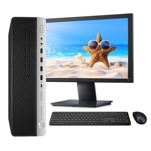 Refurbished Prodesk 600 G3 Corei5 6th Gen 8gb Ram 500gb Hdd Plus 20inch Monitor Wide