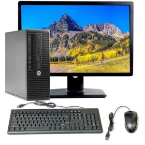 efurbished ProDesk 600 G2 Core i5 8GB RAM 256GB SSD SFF + 20 inch Monitor, Keyboard + Mouse