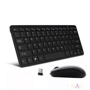 Smart Tv, Android Wireless Keyboard + Mouse- Black