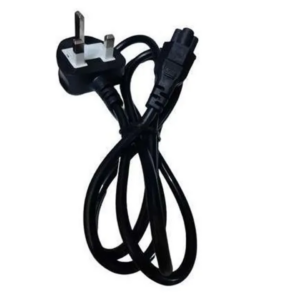 Power Cable Cord 3 Pin Laptop Adapter Charger, 1.5m white fuse